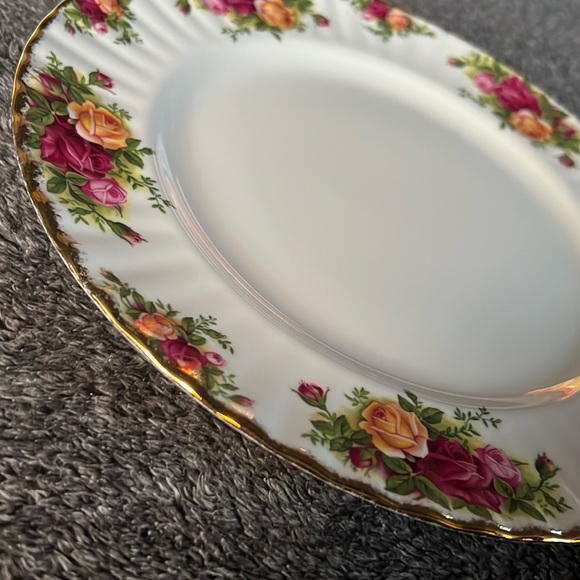 DINNER PLATE OLD COUNTRY ROSES 1962 ROYAL ALBERT BONE CHINA ENGLAND VINTAGE - Picture 5 of 10
